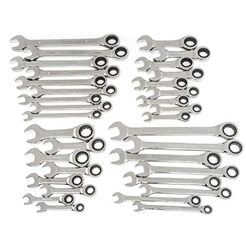 GEARWRENCH 34 Pc. 12 Pt. Ratcheting Combination Wrench Set, Standard & Stubby, SAE/Metric – 85034 | The Storepaperoomates Retail Market - Fast Affordable Shopping