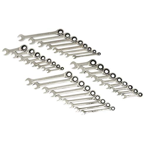 GEARWRENCH 34 Pc. 12 Pt. Ratcheting Combination Wrench Set, Standard & Stubby, SAE/Metric – 85034 | The Storepaperoomates Retail Market - Fast Affordable Shopping