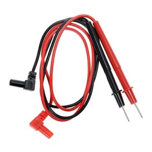 2Pair Banana Plug Multimeter Probe Pen Testing Connecting Cable Stick 2.6Ft 1000V Black Red for Digital Multimeter Meter Multi Tester Lead Wire Voltmeter