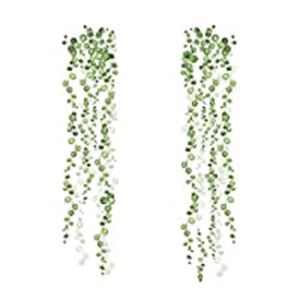 RoomMates RMK3903SCS String of Pearls Succulent Vine Peel and Stick Wall Decals