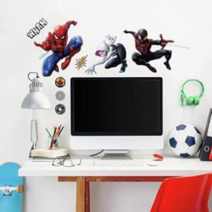 RoomMates RMK3922SCS Spider-Man Miles Morales Peel and Stick Wall Decals