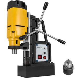 Mophorn 1200W Magnetic Drill Press with 9/10 Inch (23mm) Boring Diameter Magnetic Drill Press Machine 2920 Lbs Magnetic Force Magnetic Drilling System 500RPM Portable Electric Magnetic Drill Press