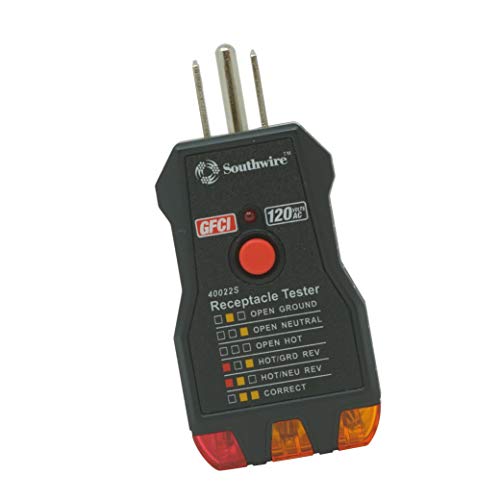 Southwire 40022S GFCI Receptacle Tester | The Storepaperoomates Retail Market - Fast Affordable Shopping