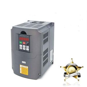 Huanyang VFD,single to 3 Phase,Variable Frequency Drive,4kW 5HP 220V input AC 17A for Motor Speed Control,HY Series