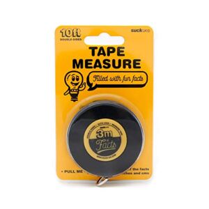 Suck UK Double-Sided Tape Measure Filled with 3m of Fun Facts
