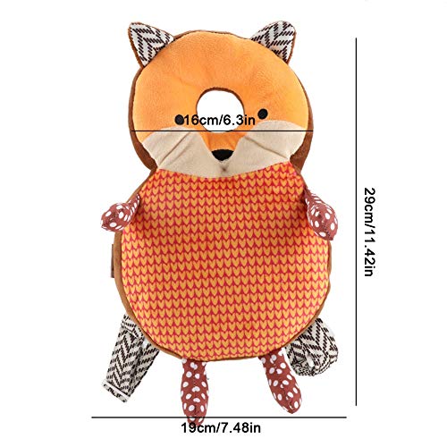 Toddler Head Protector,Adjustable Infant Safety Pads,Cute Cartoon Head Protection Pillow,Elastic Comfortable Shoulder Back Learn Walking Protective Cushion,for Baby Walkers Protective (Orange Fox) | The Storepaperoomates Retail Market - Fast Affordable Shopping