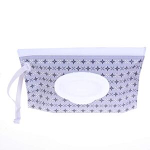 Baby Wet Wipe Pouch Bag Travel Wipes Case Reusable Refillable Wet Wipe Bag Cases Portable Travel Wipes Dispenser Wipe Pouches