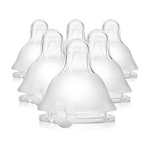 Evenflo Balance Plus Standard Neck Nipples for use with Evenflo Balance Plus Standard Neck Bottles, Fast Flow for 8 Months and up, 6-Pack