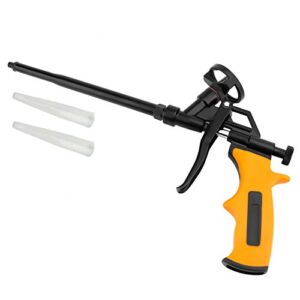 Foaming Gun, MANGZ Hand Foam Caulking Gun, PU Expanding Dispensing Foam Spray Gun Application Applicator for Caulking, Filling, Sealing