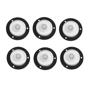 6x Spirit Bubble Levels, Precision Circular Level Mult-Directional Leveling for RVs, Trailer