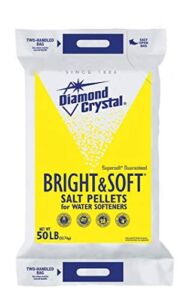 Diamond Crystal 50 lb. Water Softener Salt, Bright & Soft Series, Pellets, 99.8% Purity (Оne Расk)