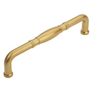 10 Pack – Cosmas 4313-128GC Gold Champagne Cabinet Hardware Handle Pull – 5″ (128mm) Hole Centers