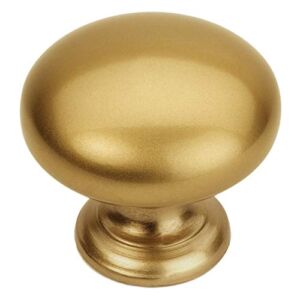 10 Pack – Cosmas® 4950GC Gold Champagne Cabinet Hardware Round Mushroom Knob – 1-1/4″ Diameter