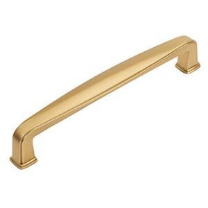 10 Pack – Cosmas® 4392-128GC Gold Champagne Modern Cabinet Hardware Handle Pull – 5″ Inch (128mm) Hole Centers