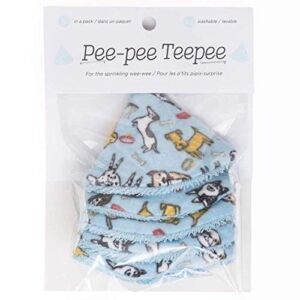 Beba Bean Pee-Pee Teepee – Diaper Changing Accessory for Boys, Reusable Pee Pee Cap, Diggity Dog, Pack of 5