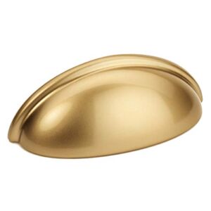 10 Pack – Cosmas 783GC Gold Champagne Cabinet Hardware Bin Cup Drawer Cup Pull – 3″ Inch (76mm) Hole Centers