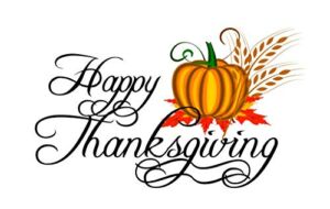 Happy Thanksgiving Wall or Window Decor Decal 12″