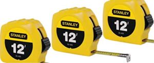 Stanley Hand Tools 30-485 1/2″ X 12′ Tape Rule (3-Pack)