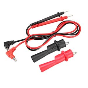uxcell Test Leads, Digital Multimeter Probes Tester Electric Test Probe with Alligator Clips 10A 1000V 4-in-1 Set