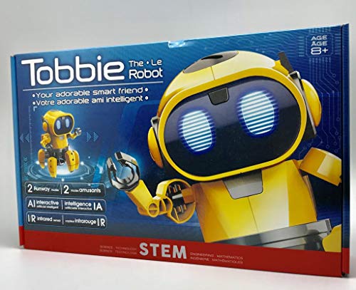 CIC21-893 Tobbie Interactive a/I Capable Robot Infrared Sensor Two Play Modes – Follow Me Explore Develops Own Emotions Gestures Sound Lighting Effects | The Storepaperoomates Retail Market - Fast Affordable Shopping
