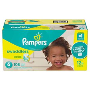 Pampers Swaddlers Diapers Size 6, 108 Count