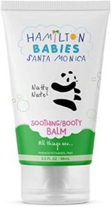 Hamilton Babies: Natty Nate Soothing Booty Balm – Baby Balm- 3.3 fl oz / 98 mL – Natural, Non-Toxic, Botanical Ingredients, Nourishing, Moisturizing, Relief from Itching and Irritation
