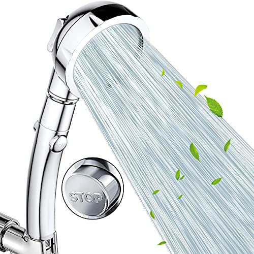 Nosame Shower,High Pressure Handheld Shower Head with ON/Off Pause Switch 3-Settings Water Saving Showerhead, Chrome Finish Bathroom 1.6 GPM Shower Accessorie | The Storepaperoomates Retail Market - Fast Affordable Shopping