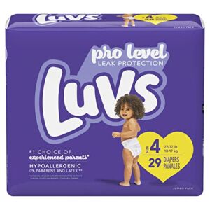 Luvs Triple Leakguards Diapers Size 4 29 Count