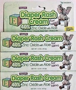 Natureplex Diaper Rash Cream with Zinc Oxide and Aloe, 3-ct