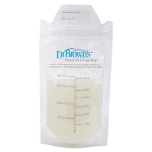 Dr. Brown’s Breastmilk Storage Bags for Freezing and Storing – 100ct