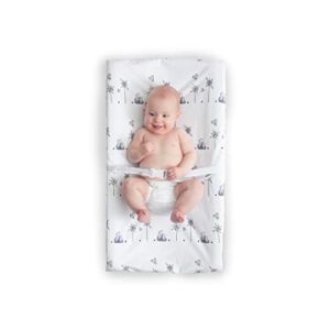 JumpOff Jo Waterproof Fitted Changing Pad Cover – Soft Plush Minky Fabric – Bears