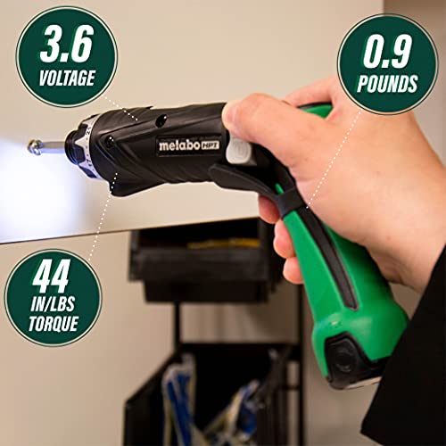 Metabo HPT 3.6V Cordless Screwdriver Kit | 2 Lithium-Ion Batteries | LED Light | 21 Clutch Settings | Lifetime Tool Warranty | DB3DL2 | The Storepaperoomates Retail Market - Fast Affordable Shopping