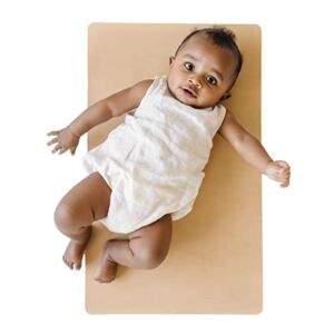 Vegan Leather Baby Diaper Changing Mat – Portable, Wipeable & Reusable Pad Liner – 16″ X 26″ Premium Quality