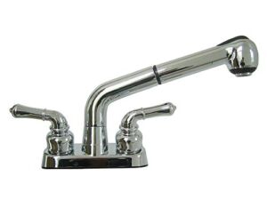 Wasserman 11053020 – Wasserman 11053020-Universal Laundry Tub Faucet | Pull Out Spray Spout, Non-Metallic ABS Plastic, Chrome Finish