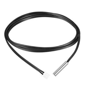 uxcell 15K NTC Thermistor Probe 19.7 Inch Stainless Steel Sensitive Temperature Temp Sensor for Air Conditioner