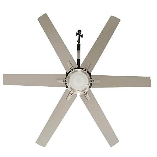 Home Decorators Collection YG493A-BN Kensgrove 54 in. Integrated LED Indoor Brushed Nickel Ceiling Fan with Light Kit and Remote Control | The Storepaperoomates Retail Market - Fast Affordable Shopping