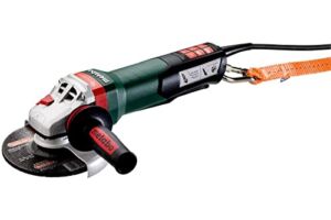 Metabo – 6″ Angle Grinder – 9, 600 Rpm – 14.5 Amp w/Brake, Non-Lock Paddle, Auto-Balancer, Electronics, Drop Secure (600553420 17-150 Quick DS), Professional Angle Grinders