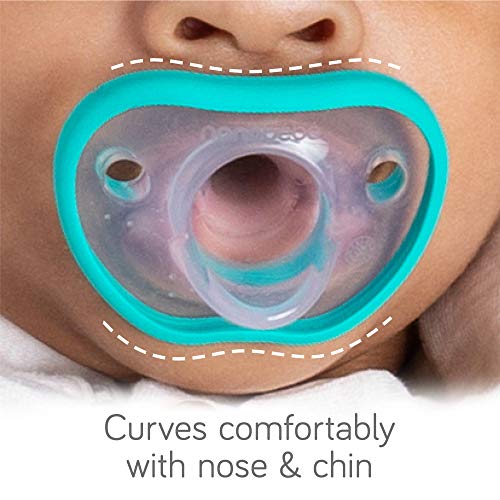 Nanobebe Baby Pacifiers 0-3 Month – Orthodontic, Curves Comfortably with Face Contour, Award Winning for Breastfeeding Babies, 100% Silicone – BPA Free. Perfect Baby Registry Gift 2pk,Grey | The Storepaperoomates Retail Market - Fast Affordable Shopping