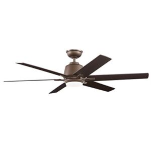 Home Decorators Collection Kensgrove 54 in. Integrated LED Indoor Espresso Bronze Ceiling Fan with Light Kit and Remote Control