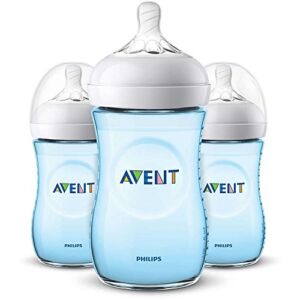 Philips Avent 9oz Natural Baby Bottles 3-Pack – Blue