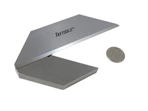 Taytools 469492 3 Inch Machinist Center Finder Square Tool Steel with Tapered Pinned Joint Overall Length 5-3/4 Inches