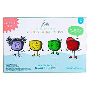 Glo Pals Light Up Water Cubes – Tray of 12