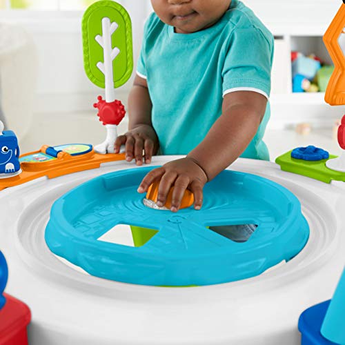Fisher-Price 3-in-1 Spin & Sort Activity Center Retro Roar, Infant-to-Toddler | The Storepaperoomates Retail Market - Fast Affordable Shopping
