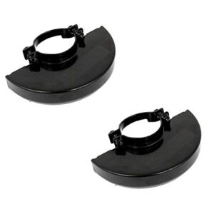 LDEXIN 2Pcs Angle Grinder Metal Safety Guard Protector Wheel Cover, Black