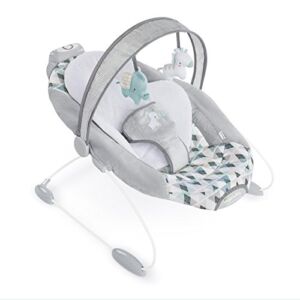 Ingenuity SmartBounce Automatic Baby Bouncer Seat with Music, Nature Sounds, Removable Bar & 2 Plush Infant – Chadwick
