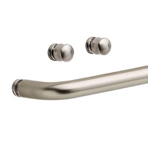 Delta Simplicity 20 in. Handle with Knobs for Sliding Shower or Bathtub Door in Nickel