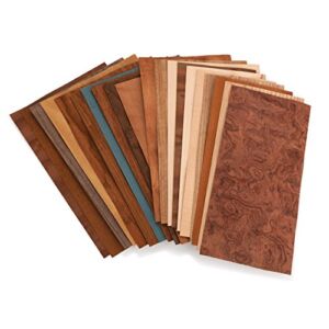 Sauers Mixed Domestic and Exotic Veneer (Pack of 10 Sq. Ft.)