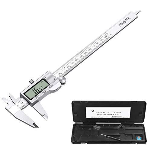 Proster Digital Vernier Caliper 8inch/200mm Digital Calipers Dial Calipers Measuring Tool Electronic Caliper Fractions/Inch/Metric Caliper Gauge for Length Width Depth Inner/Outer Diameter | The Storepaperoomates Retail Market - Fast Affordable Shopping