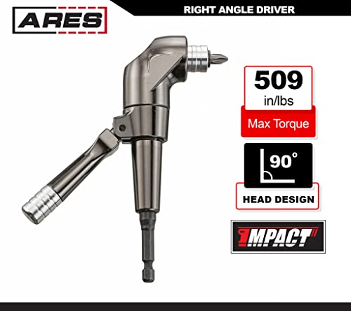 ARES 70790 – Right Angle Driver – Max Torque of 504 in/lbs – For Use with 18 Volt or 2,000 RPM Drills – Features Quick Release – Easily Swap Out 1/4-inch Drive Bits | The Storepaperoomates Retail Market - Fast Affordable Shopping
