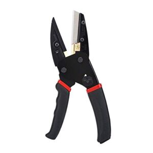 Wire Cutting Pliers, 3 in 1 Cutting Tool &Pruning Shears With Built-In Wire Cutter & Utility Knife-10.2 inch (black)
